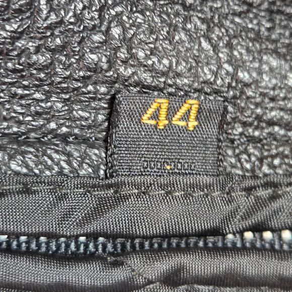 Vintage 90s Street Legal Bermans Leather Fringe Jacket Men’s Sz 44 L - Picture 6 of 15